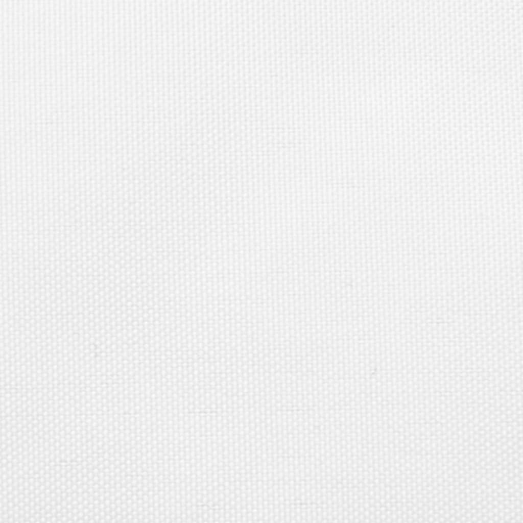 vidaXL Sonnensegel Oxford-Gewebe Dreieckig 5x7x7 m Weiß