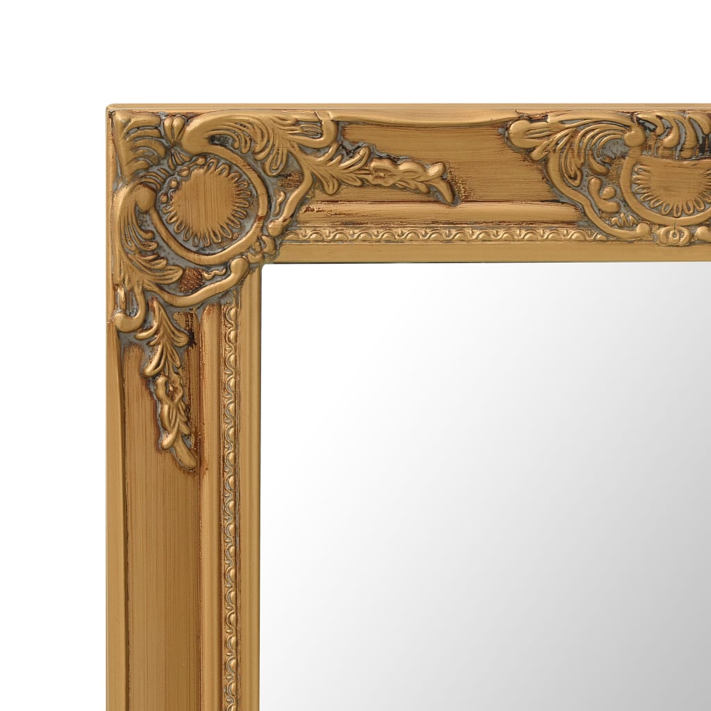 vidaXL Wandspiegel im Barock-Stil 60x40 cm Golden