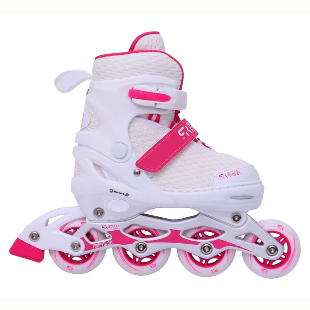 Street Rider Inline-Skates Verstellbar Pro Weiß Größe 38-42