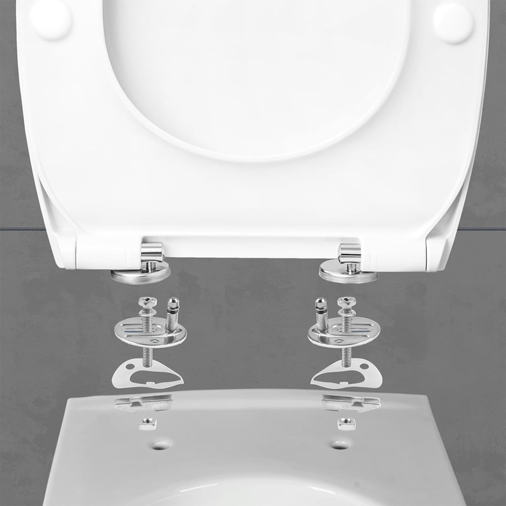 CORNAT WC-Sitz mit Absenkautomatik PREMIUM 4 Duroplast Weiß