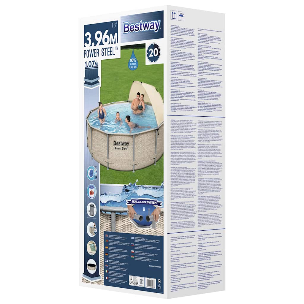 Bestway Power Steel Swimmingpool-Set mit Dach 396x107 cm | vidaXL.de Dior CDロゴ Diorバックル レザー SADDLE サドル ベルト