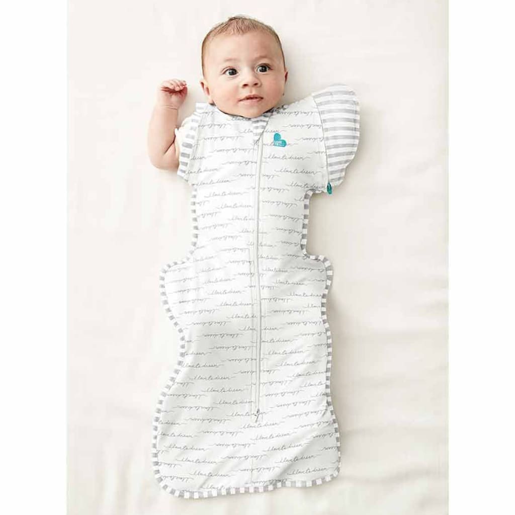 Love to Dream Baby Pucksack Swaddle Up Transition Bag Original Stufe 2 L Weiß