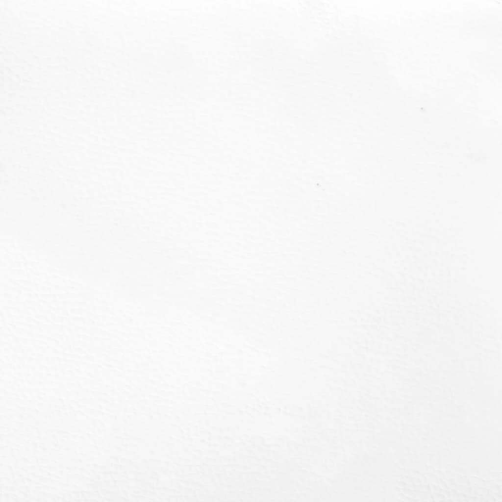 vidaXL Kopfteil mit Ohren Weiß 83x23x78/88 cm Kunstleder