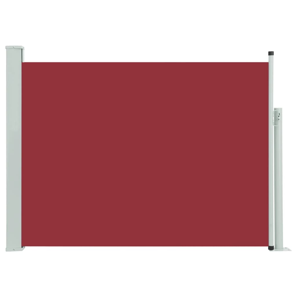 vidaXL Seitenmarkise Ausziehbar 117x500 cm Rot