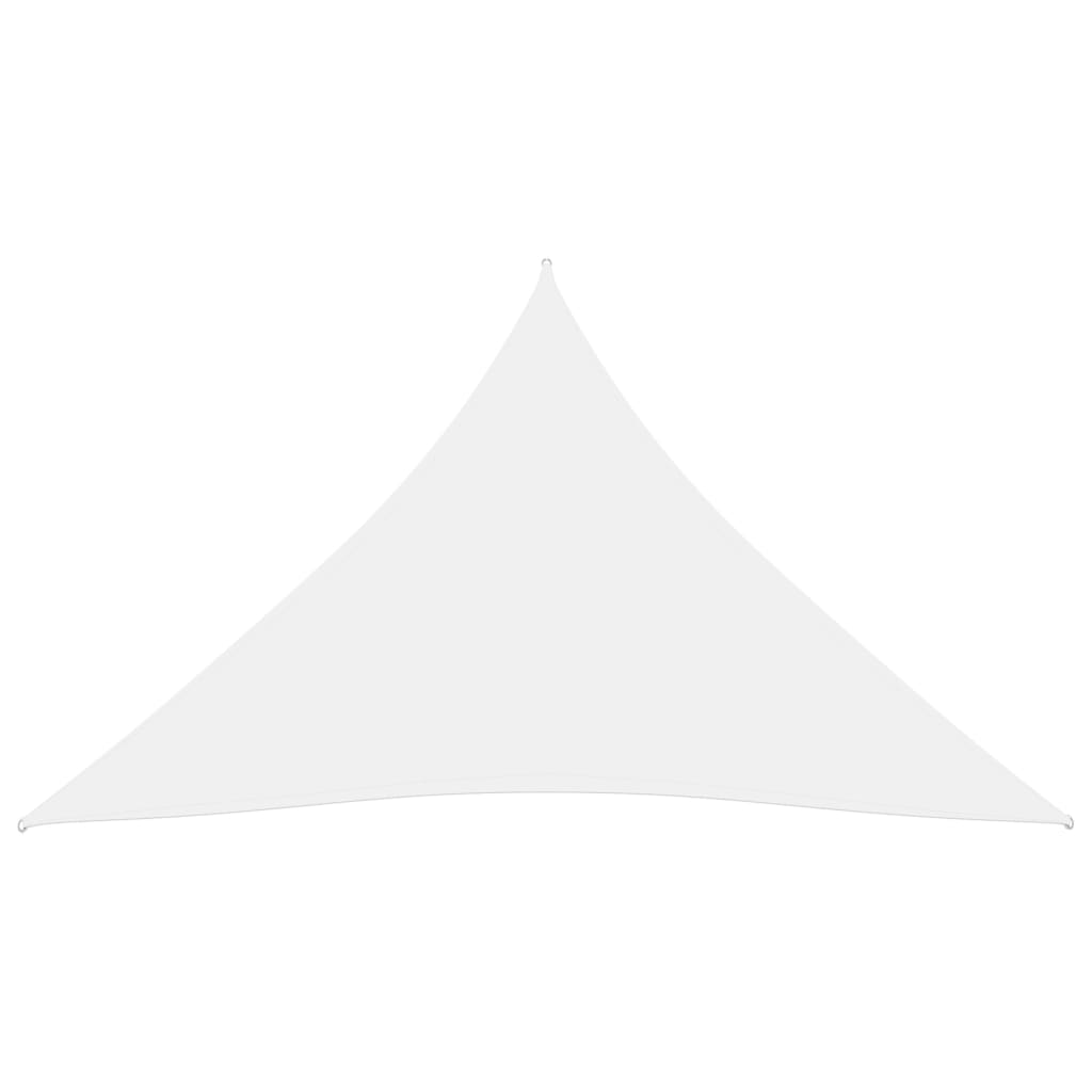 vidaXL Sonnensegel Oxford-Gewebe Dreieckig 3,6x3,6x3,6 m Weiß