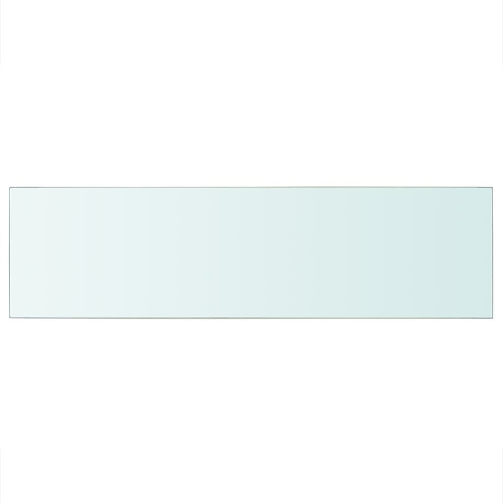 vidaXL Regalböden 2 Stk. Glas Transparent 90 x 25 cm