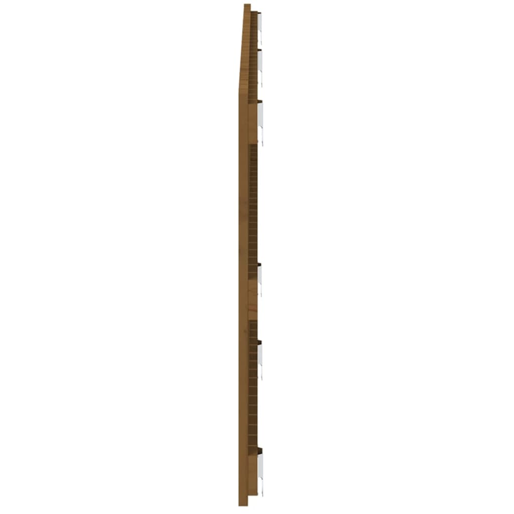 vidaXL Wand-Kopfteil Honigbraun 159,5x3x60 cm Massivholz Kiefer