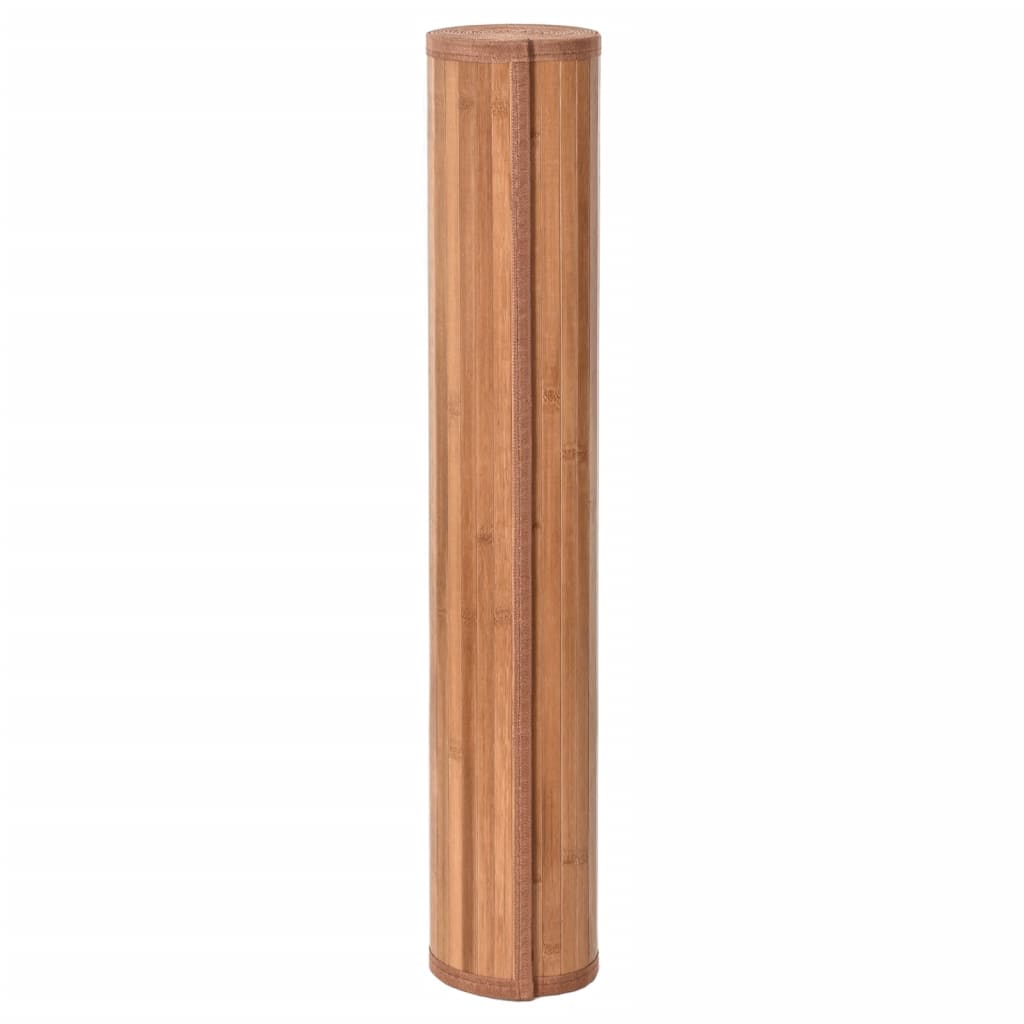 vidaXL Teppich Rechteckig Natur 100x400 cm Bambus