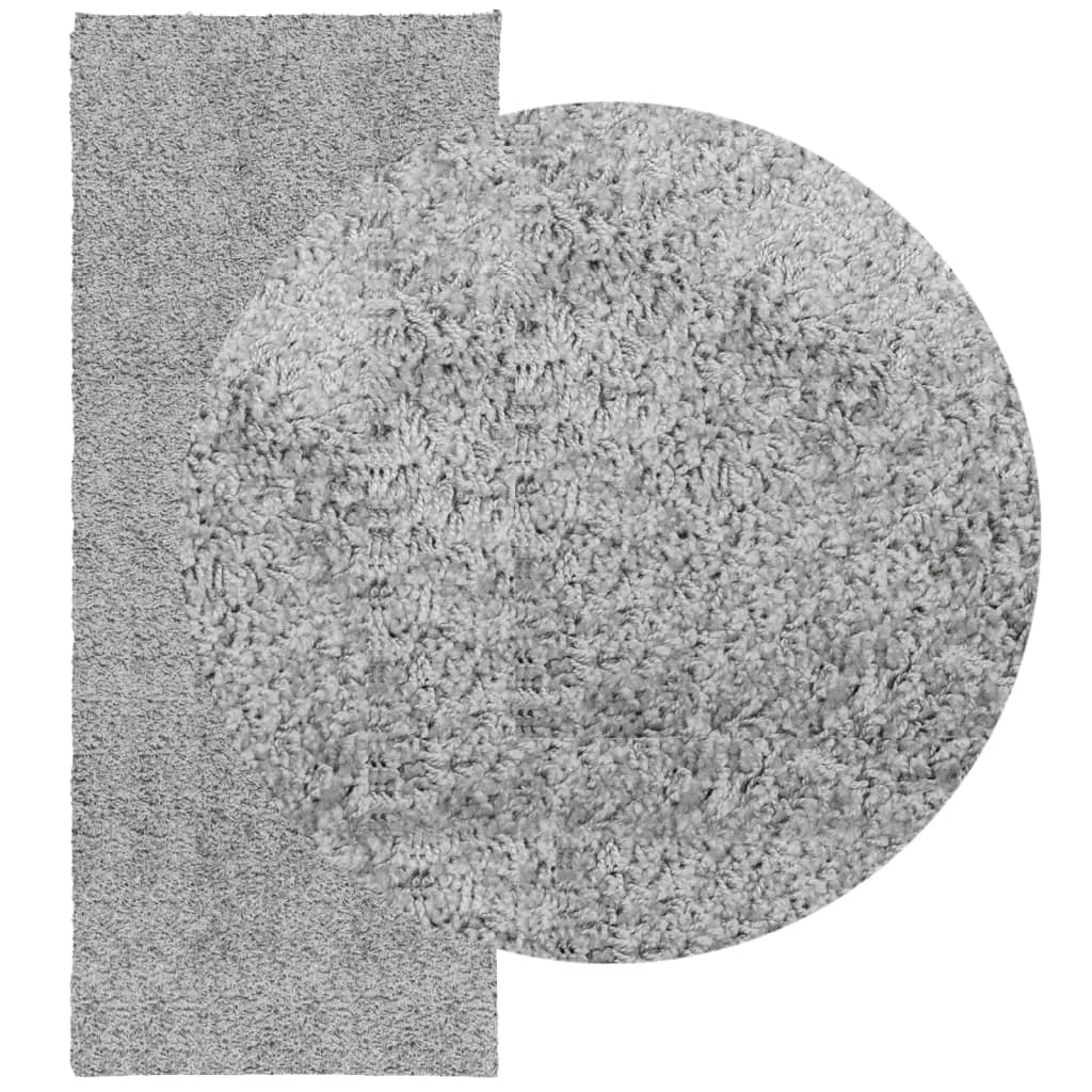 vidaXL Shaggy-Teppich PAMPLONA Hochflor Modern Grau 80x200 cm
