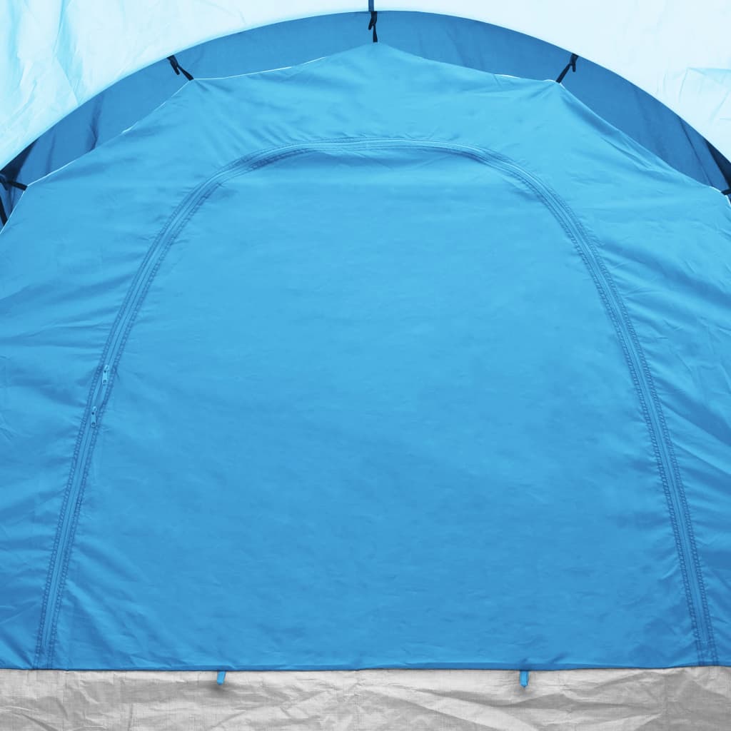 vidaXL Campingzelt 6 Personen Blau und Hellblau