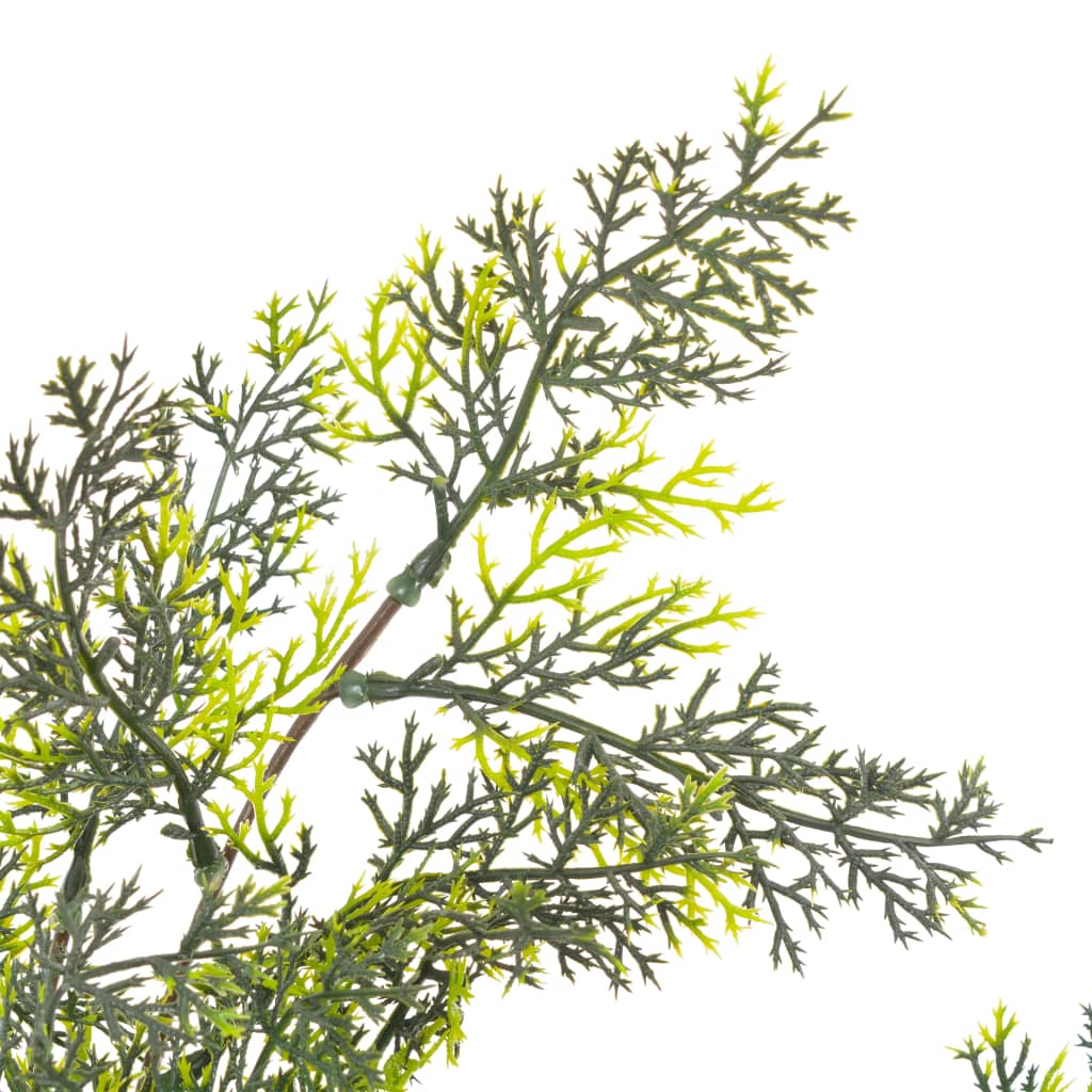 vidaXL Künstliche Pflanze Zypresse mit Topf Grün 150 cm