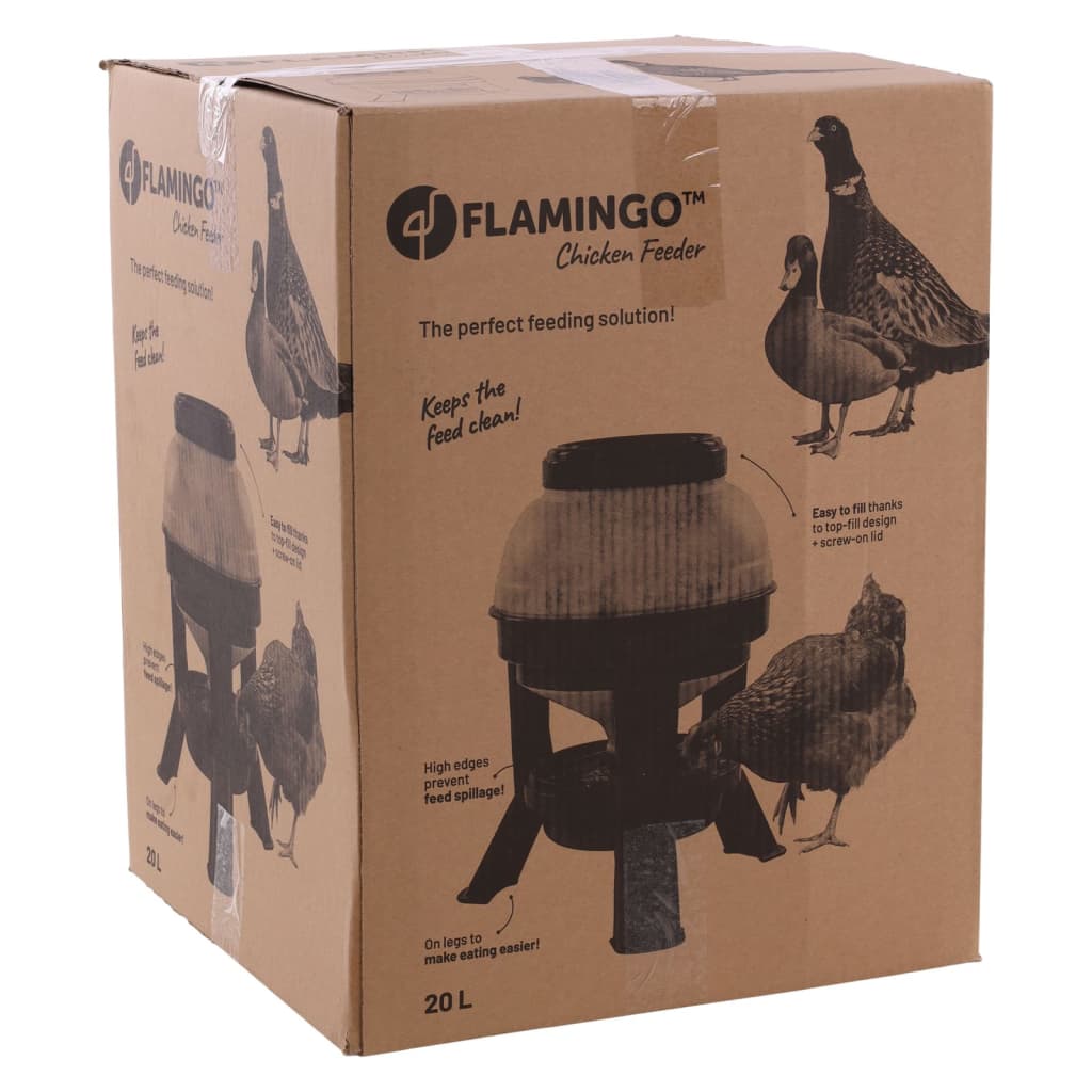 FLAMINGO Hühner Futterspender Mivo 20 L