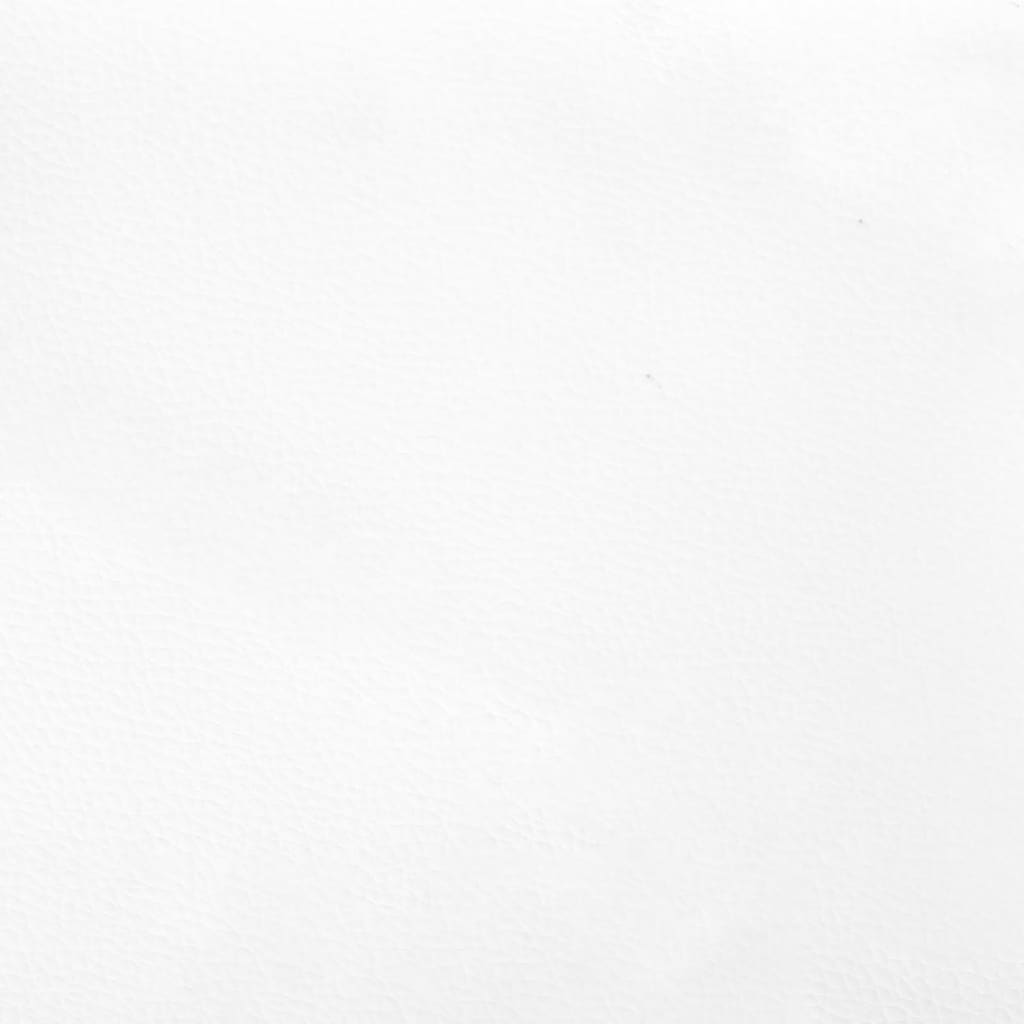vidaXL Kopfteil mit Ohren Weiß 83x16x78/88 cm Kunstleder