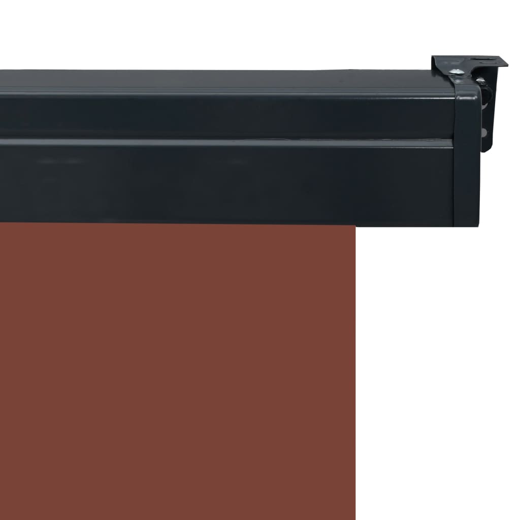 vidaXL Balkon-Seitenmarkise 65x250 cm Braun