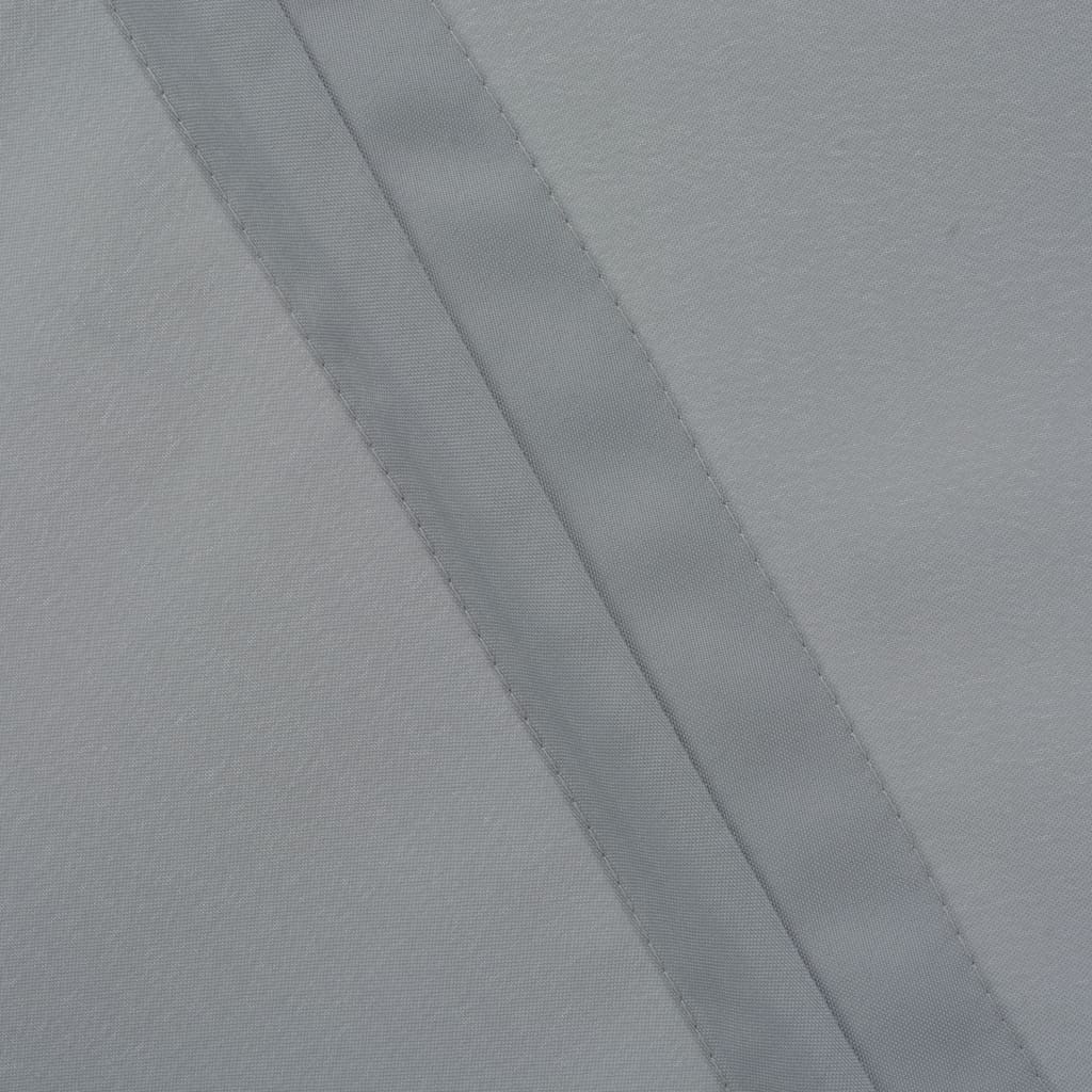 vidaXL Faltbarer Terrassen-Seitenfächer Grau 200 cm