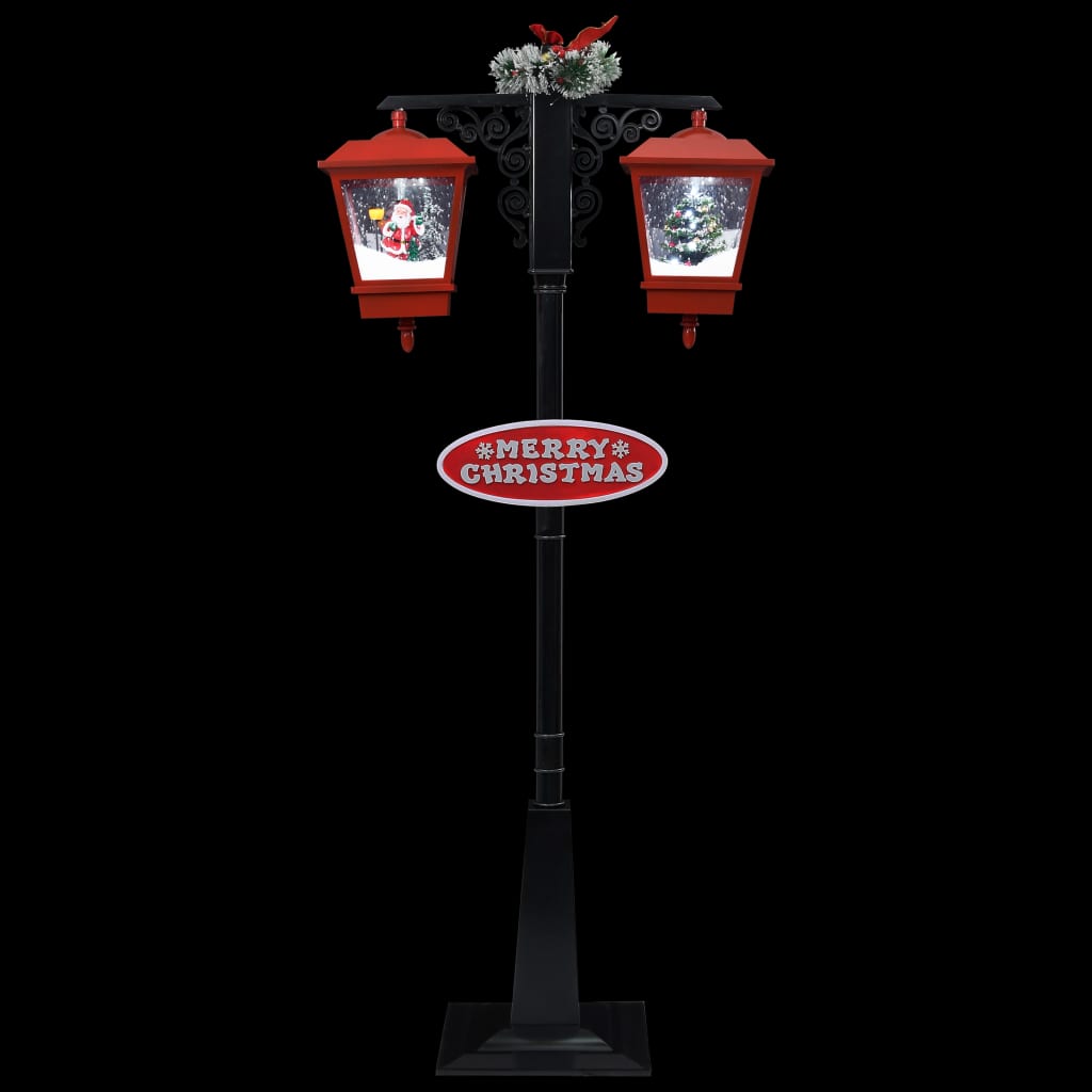 vidaXL Weihnachts-Straßenlampe mit Weihnachtsmann 81 x 40 x 188 cm PVC
