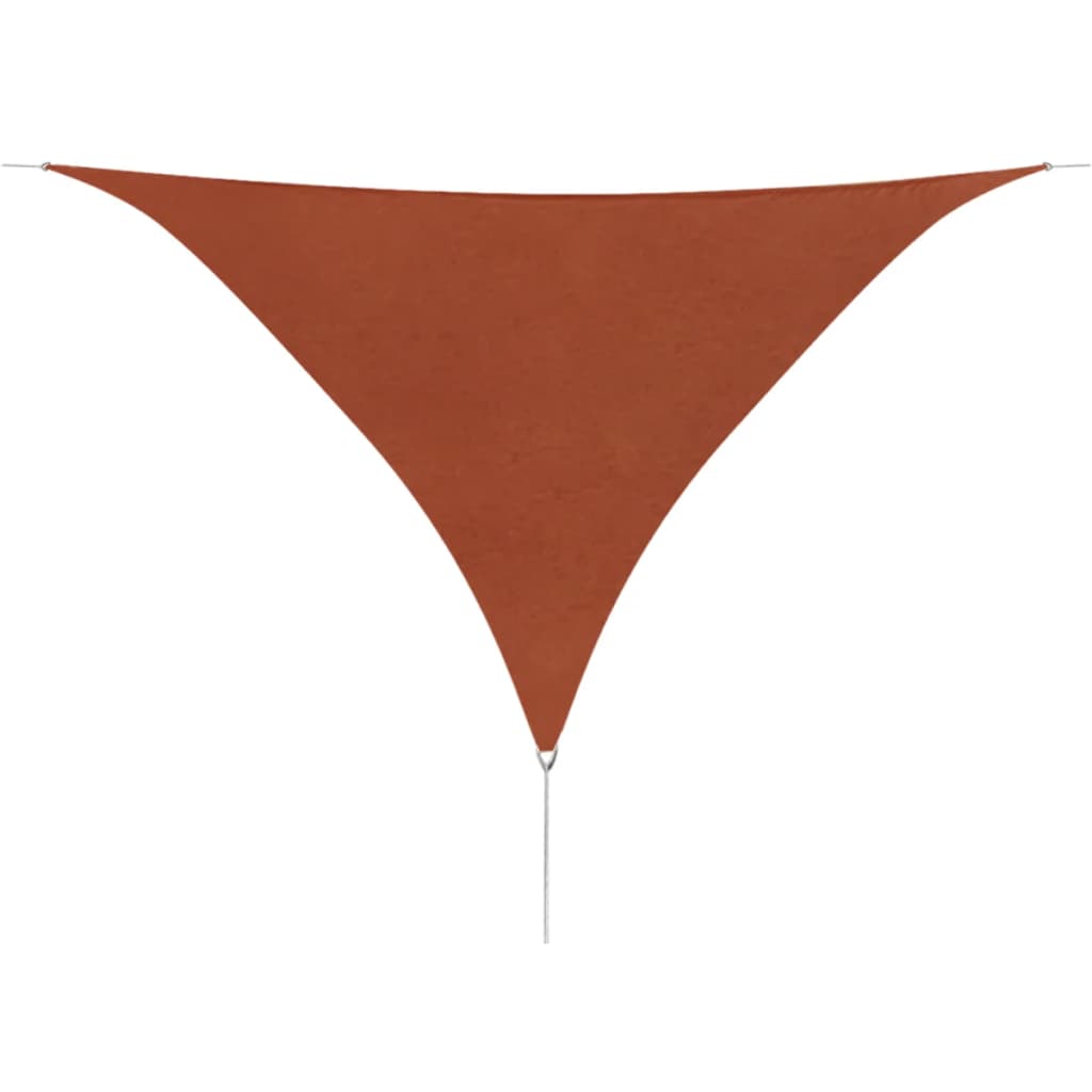 vidaXL Sonnensegel Oxford-Gewebe Dreieckig 3,6x3,6x3,6 m Terracotta