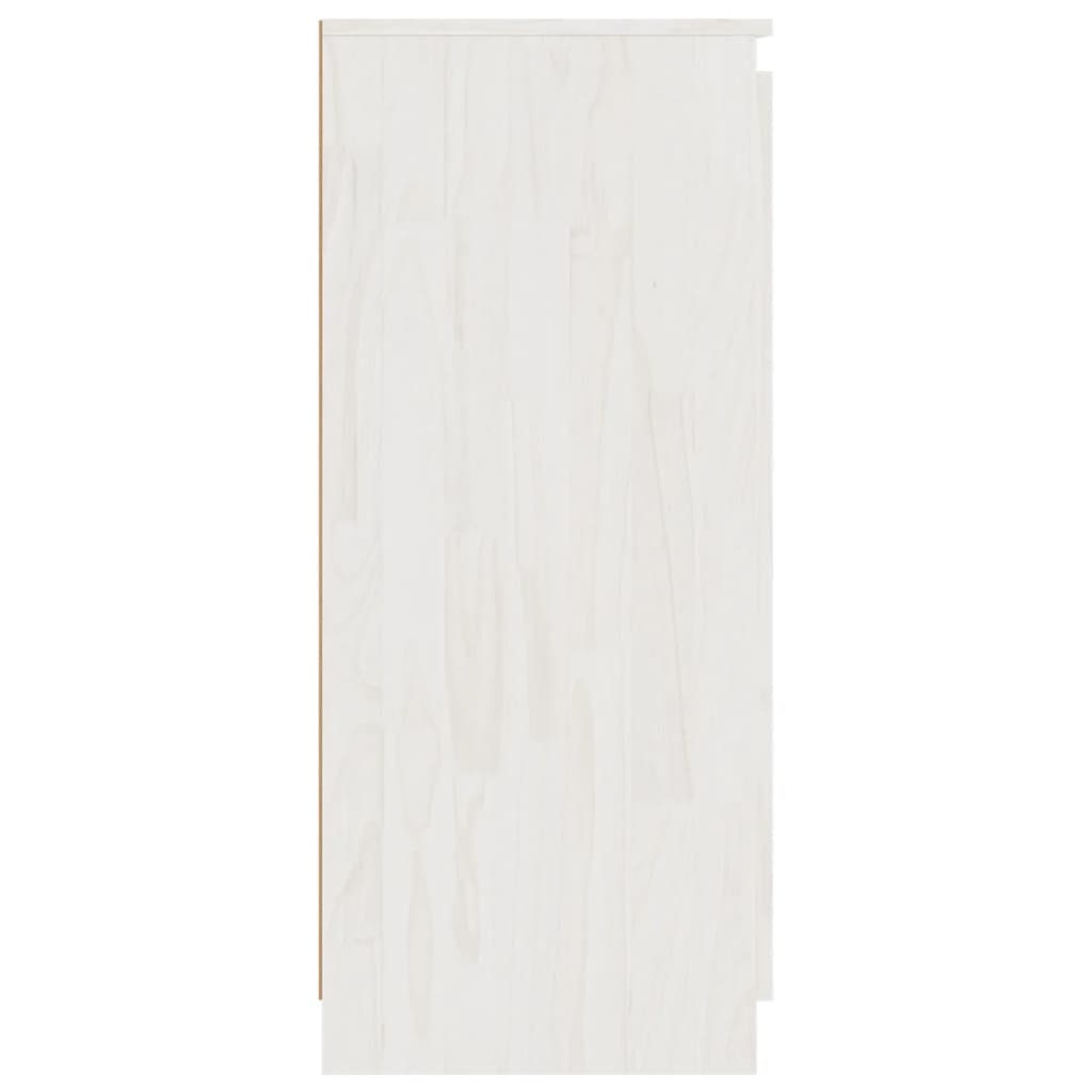 vidaXL Sideboard Weiß 60x36x84 cm Massivholz Kiefer