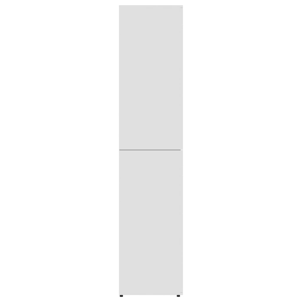 vidaXL Schuhschrank Weiß 80×39×178 cm Holzwerkstoff