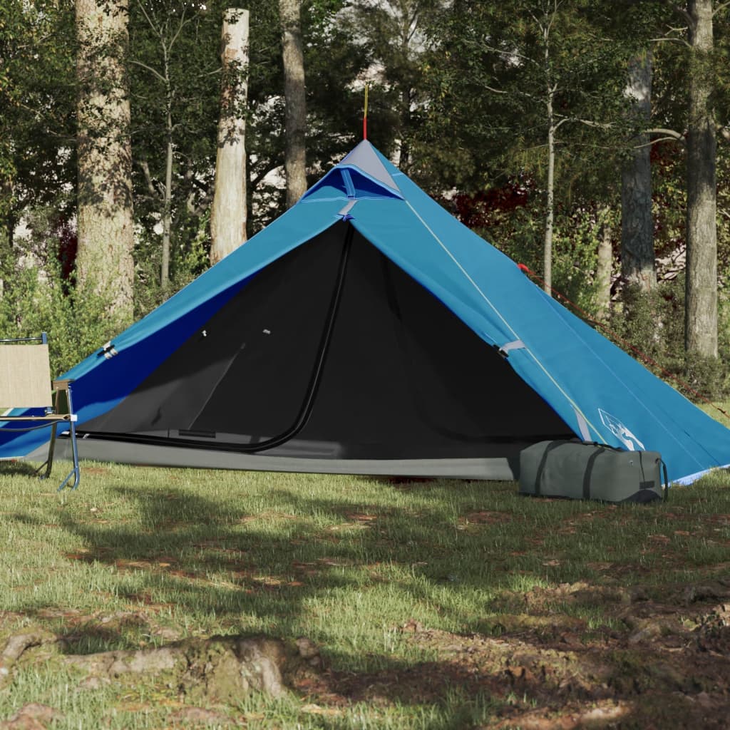 vidaXL Campingzelt 1 Person Blau Wasserfest