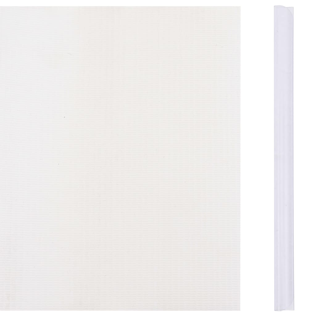 vidaXL Garten-Sichtschutz PVC 35x0,19 m Weiß