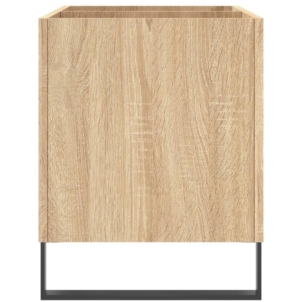 vidaXL Plattenschrank Sonoma-Eiche 74,5x38x48 cm Holzwerkstoff