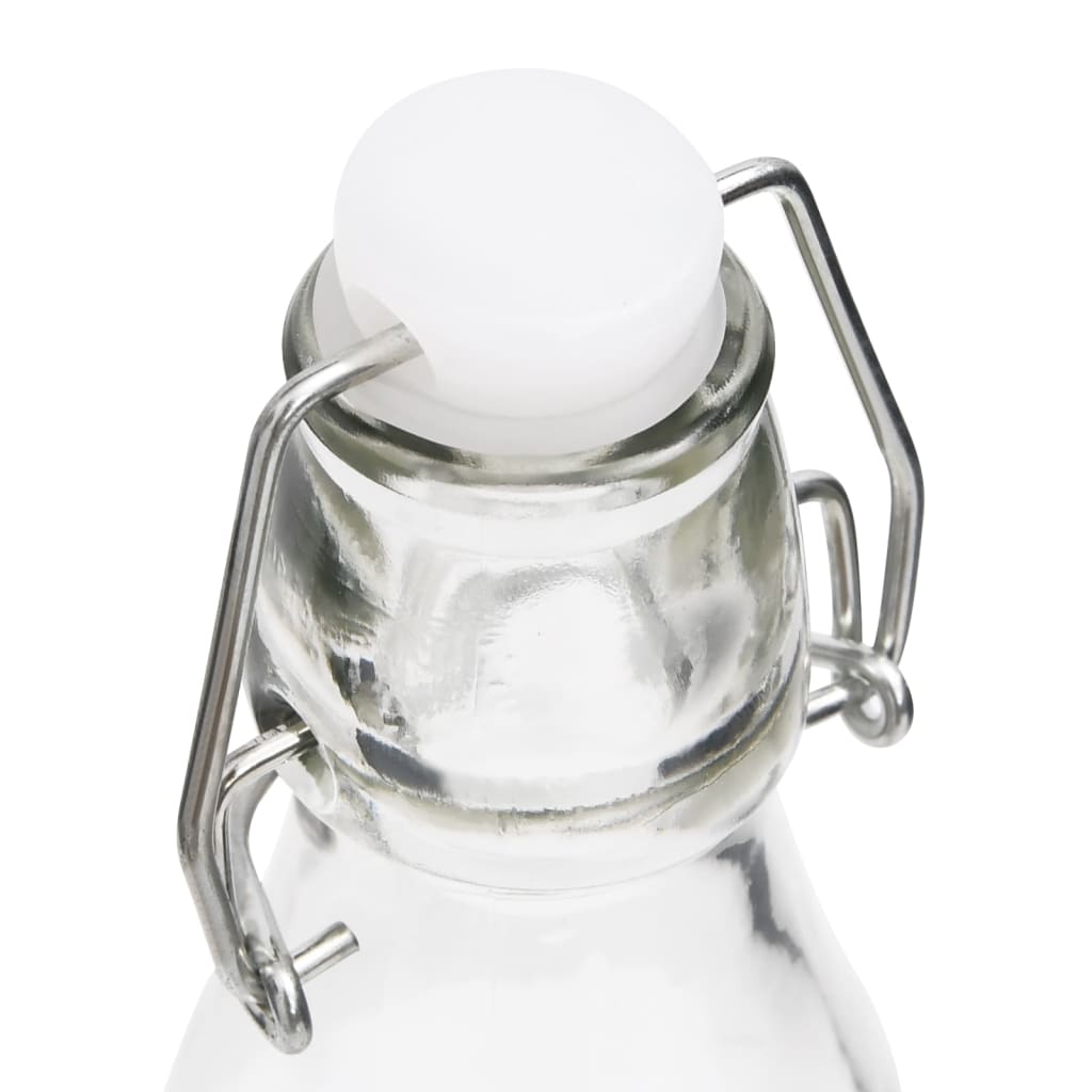 vidaXL Glasflaschen mit Bügelverschluss 6 Stk. Rund 250 ml