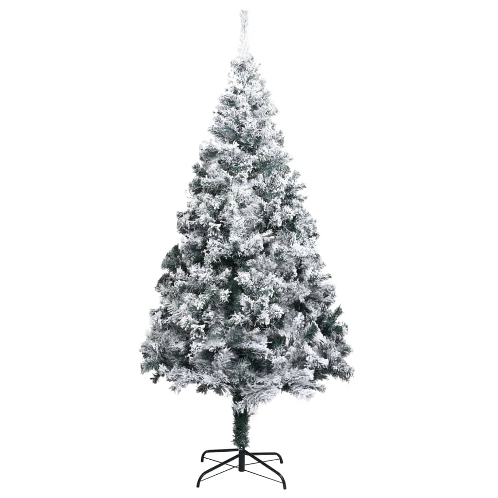 vidaXL Künstlicher Weihnachtsbaum mit Beleuchtung & Kugeln Grün 240 cm