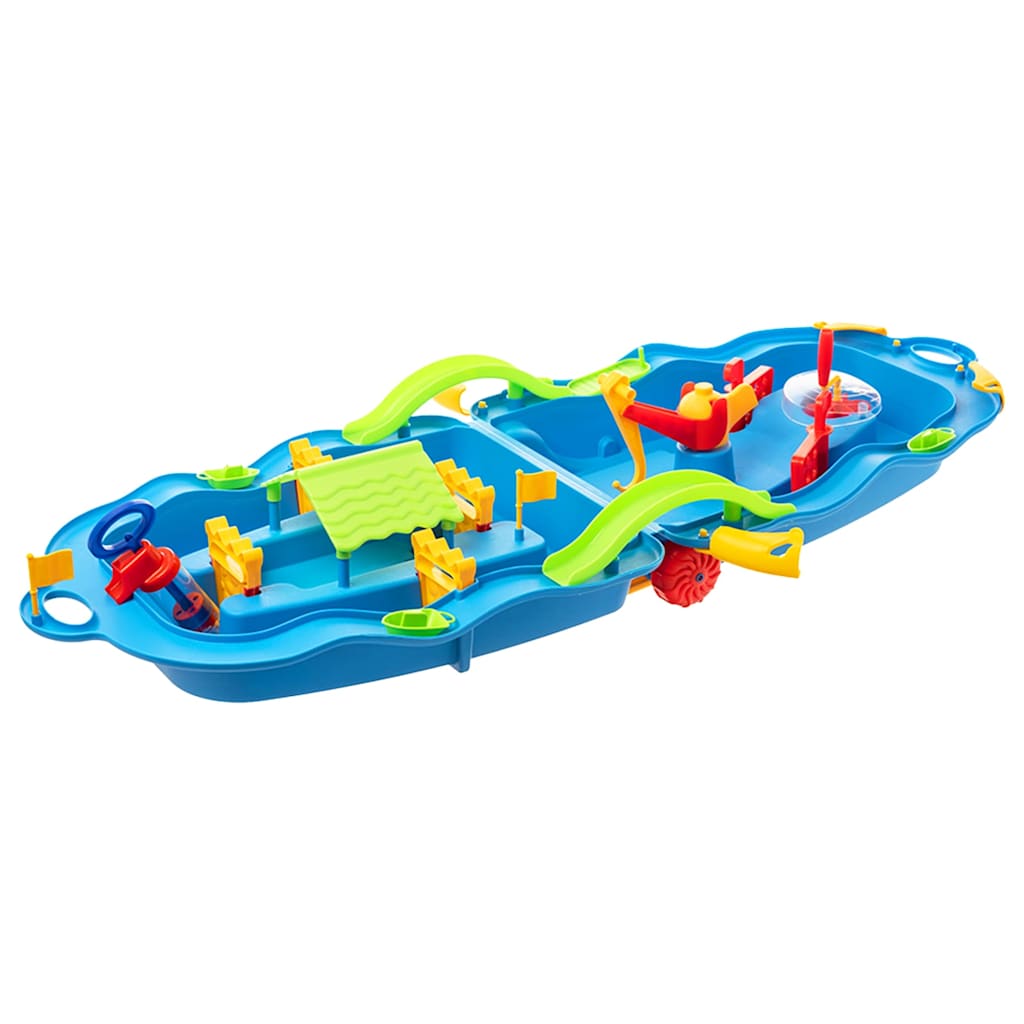 VidaXL Wasserspiel-Koffer – Klappbarer Wasser-Spieltisch Aus PP, 51x21,5x66,5 Cm, Mit Zubehör Für Kinder Ab 12 Monaten