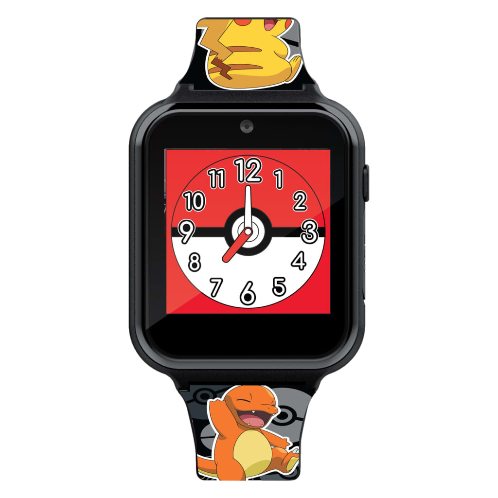 Accutime Kinder-Smartwatch Pokémon Schwarz