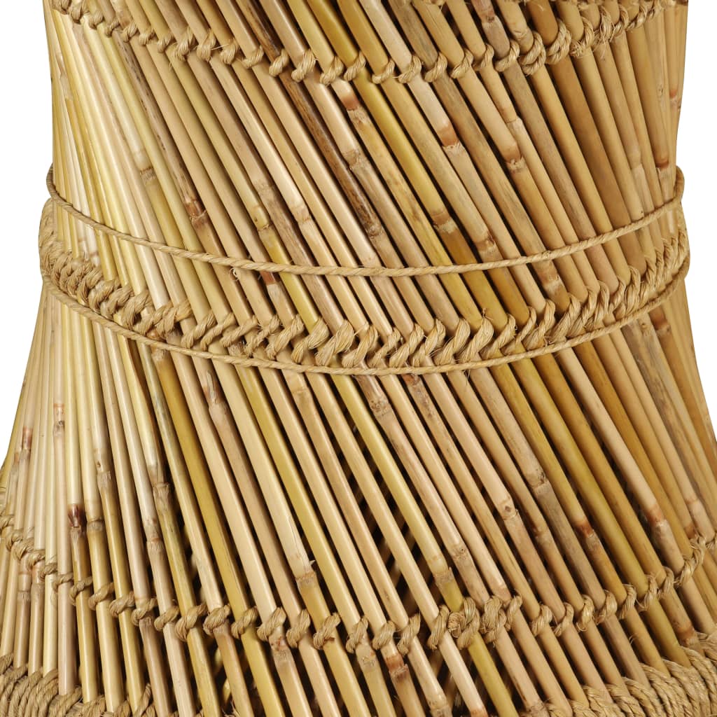 vidaXL Couchtisch Bambus Achteckig 60x60x45 cm