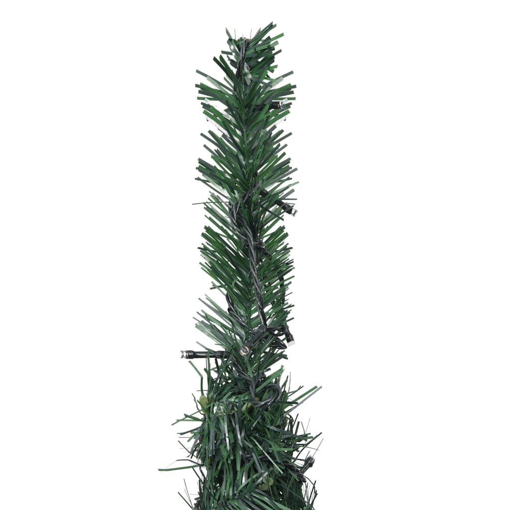 vidaXL Künstlicher Pop-Up-Weihnachtsbaum mit Beleuchtung Grün 180 cm