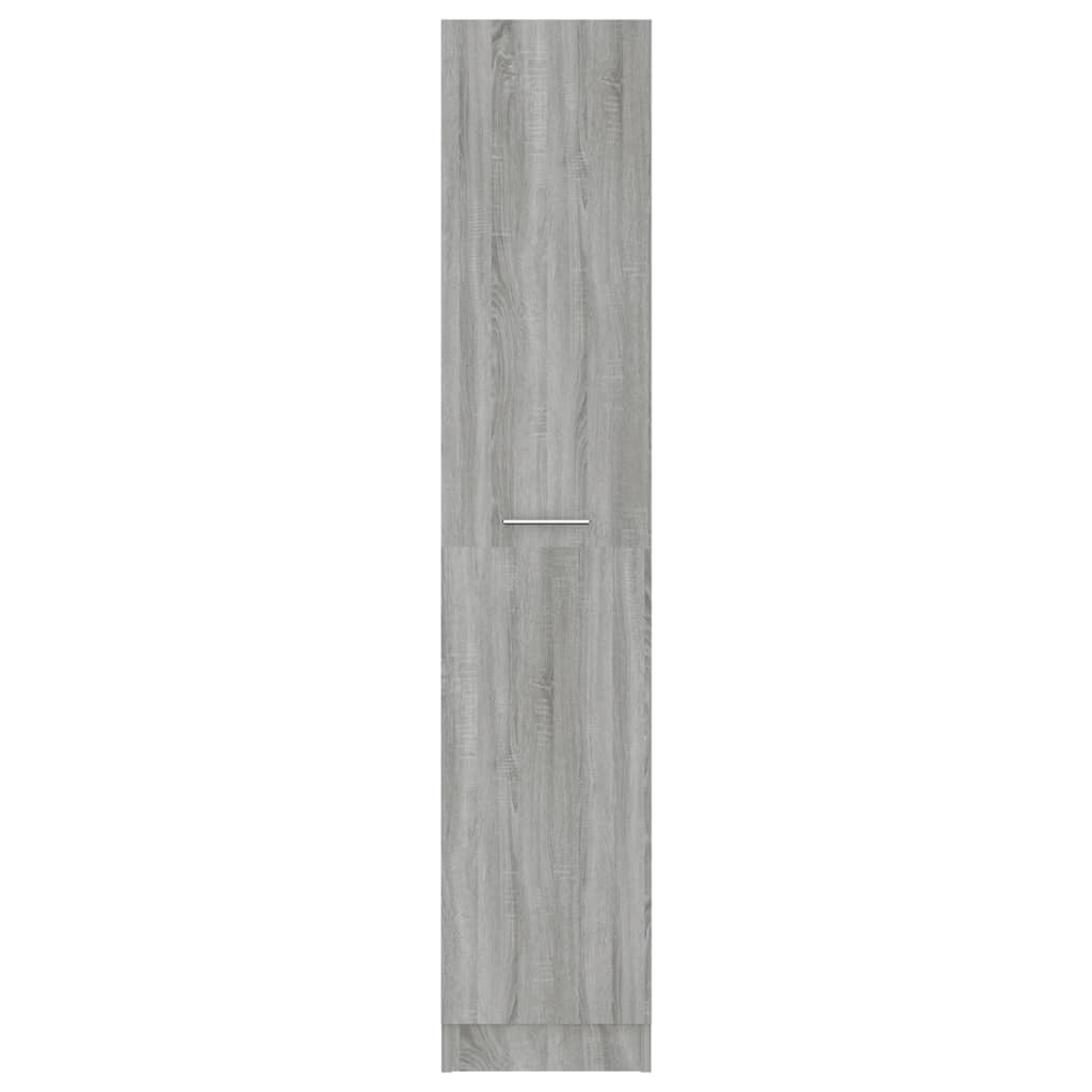 vidaXL Apothekerschrank Grau Sonoma 30x42,5x150 cm Holzwerkstoff
