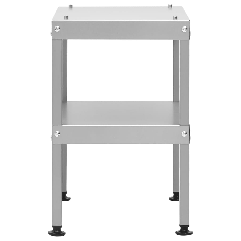 vidaXL Tisch für Räucherofen 40x28x44,5 cm Verzinkter Stahl