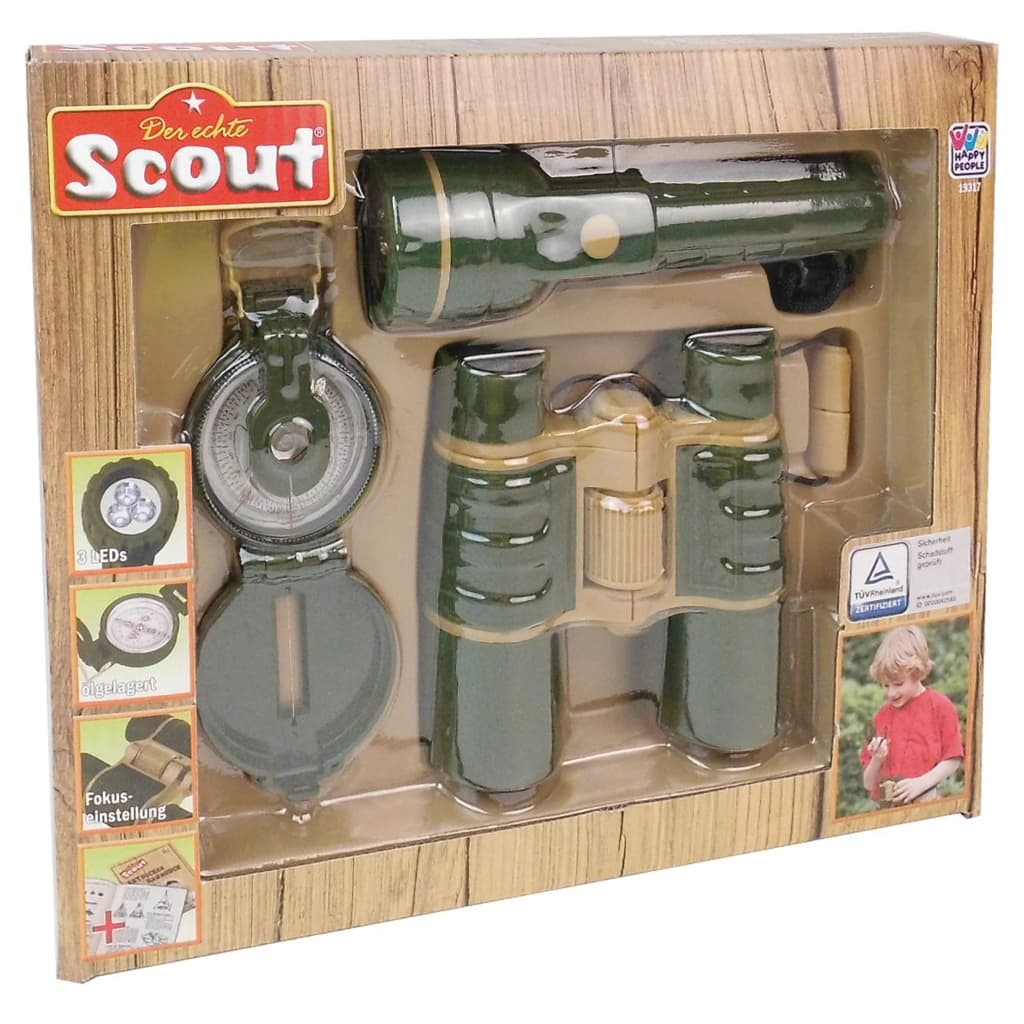 Scout 3-tlg. Abenteuer-Set Armeegrün
