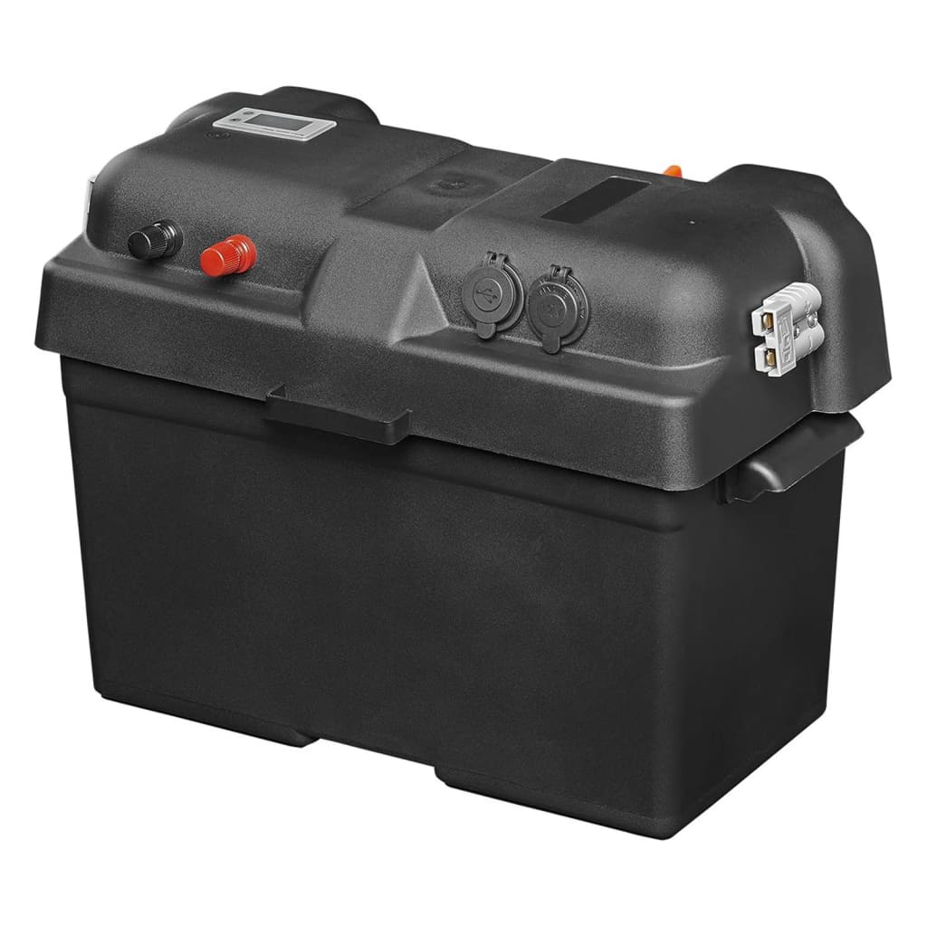 ProPlus Batteriebox mit USB und Voltmeter 35x18x23 cm