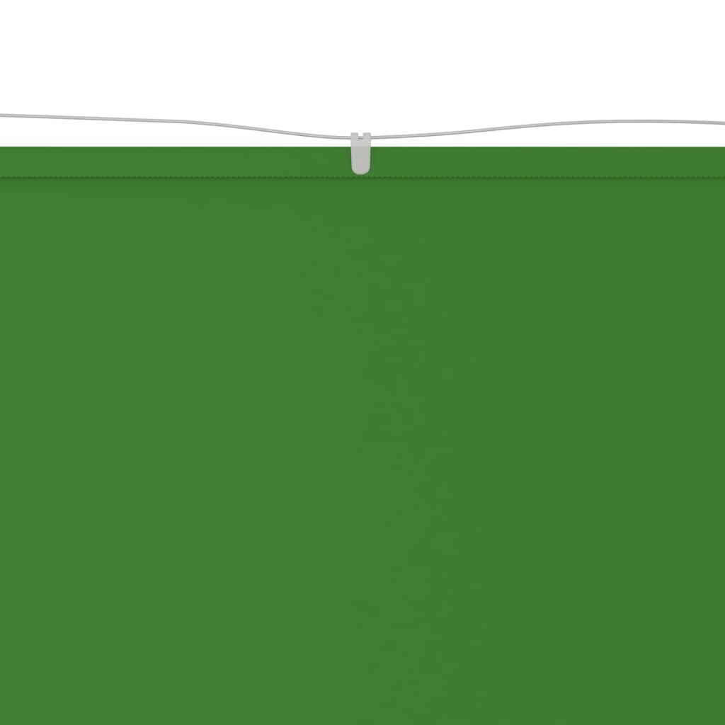 vidaXL Senkrechtmarkise Hellgrün 100x600 cm Oxford-Gewebe