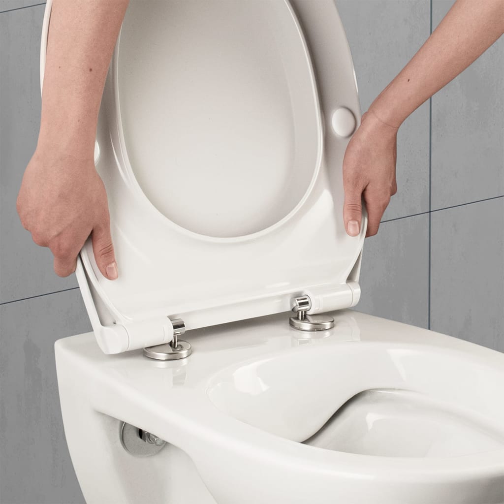 CORNAT WC-Sitz mit Absenkautomatik PREMIUM 5 Duroplast Weiß