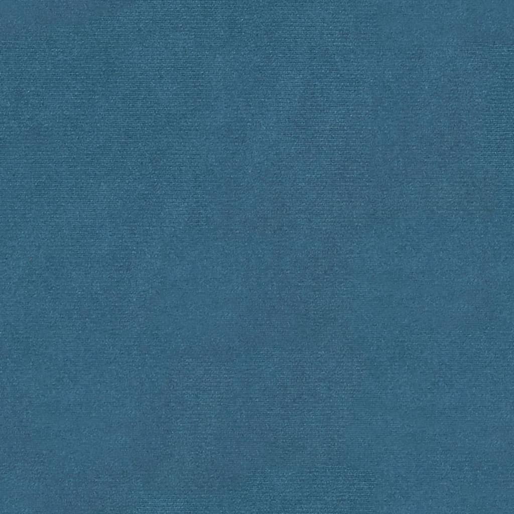 vidaXL Sitzbank Blau 110x40x70 cm Samt