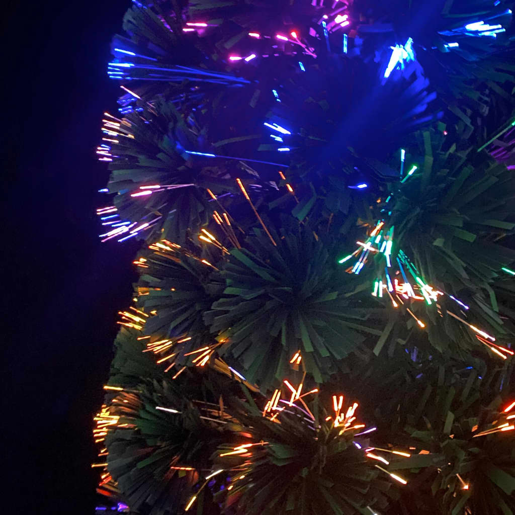 vidaXL Künstlicher Weihnachtsbaum Schlank mit Ständer 150 cm Glasfaser