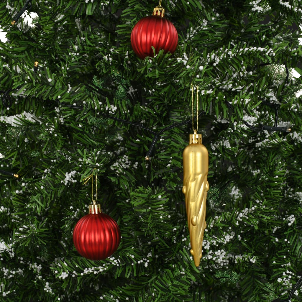 vidaXL Schneiender Weihnachtsbaum mit Schirmfuß Grün 190 cm