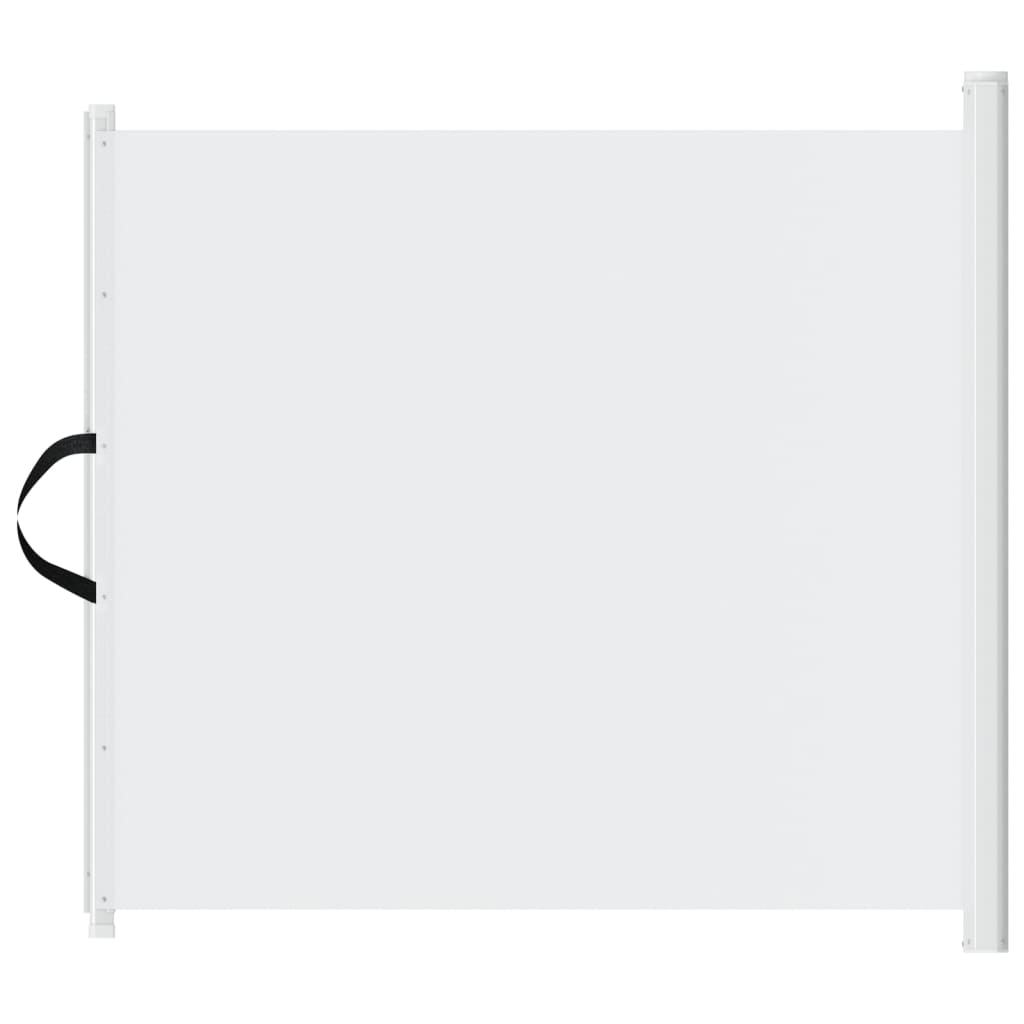 vidaXL Haustier-Barriere Ausziehbar Weiß 82,5x125 cm