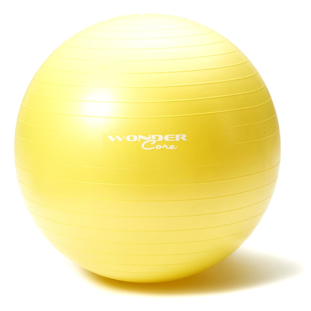 Wonder Core Gymnastikball Anti-Burst 55 cm Gelb