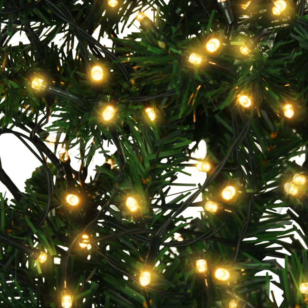 vidaXL Künstlicher Weihnachtsbaum Beleuchtung Buschige Zweige 120 cm