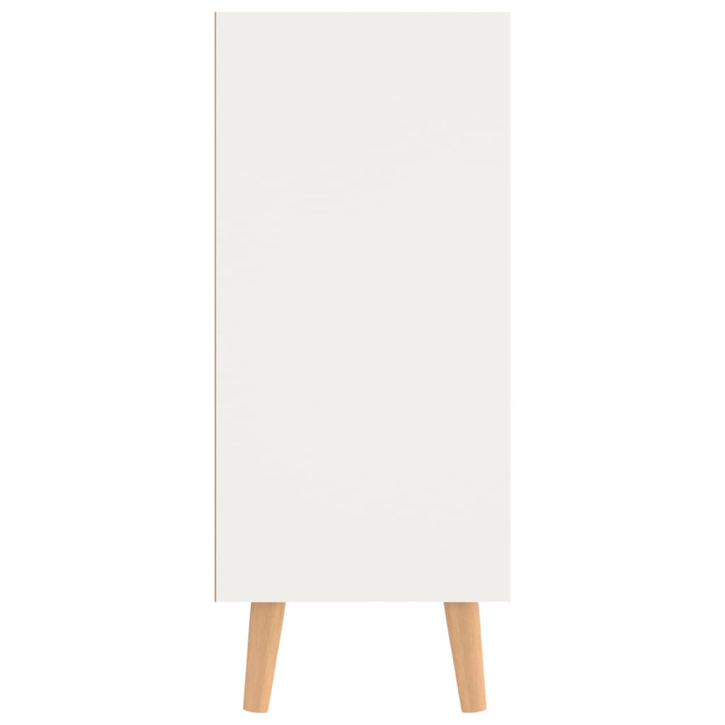 vidaXL Sideboard Weiß und Sonoma-Eiche 90x30x72 cm Holzwerkstoff