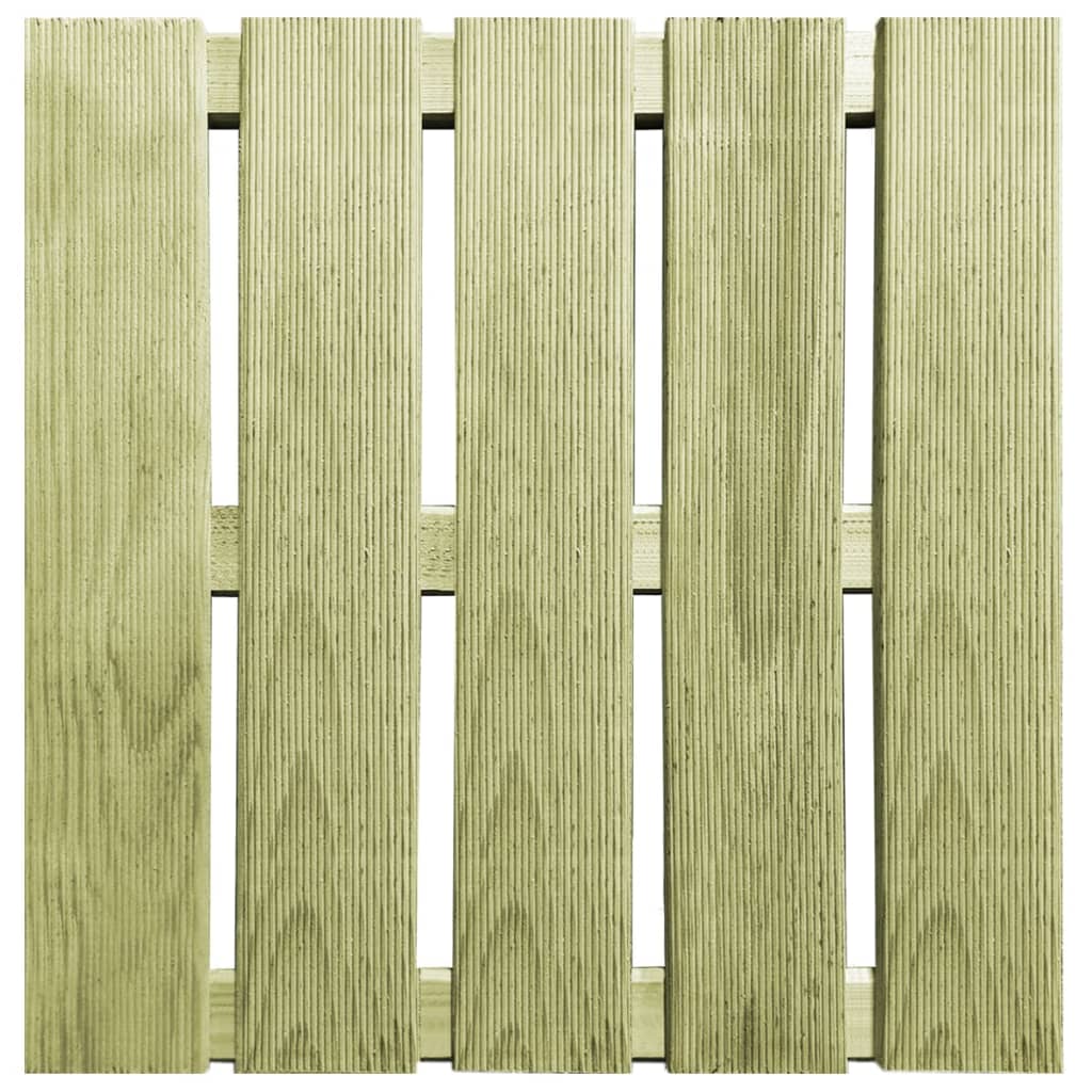 vidaXL Terrassenfliesen 30 Stk. 50×50 cm Holz Grün