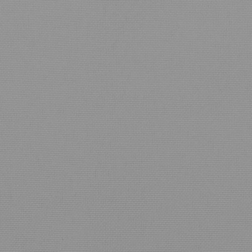 vidaXL Gartenbank-Auflagen 2 Stk. Grau 200x50x7 cm Oxford-Gewebe