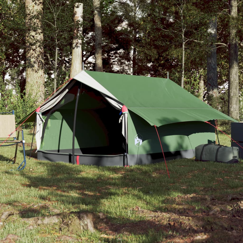 vidaXL Campingzelt 2 Personen Grün Wasserfest