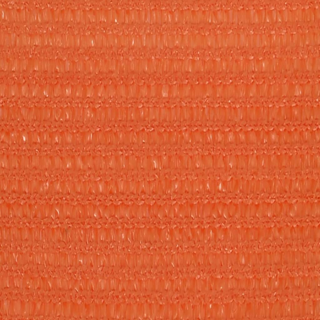 vidaXL Sonnensegel 160 g/m² Orange 4x4x4 m HDPE