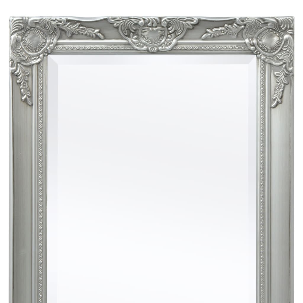 vidaXL Wandspiegel im Barock-Stil 100x50 cm Silbern